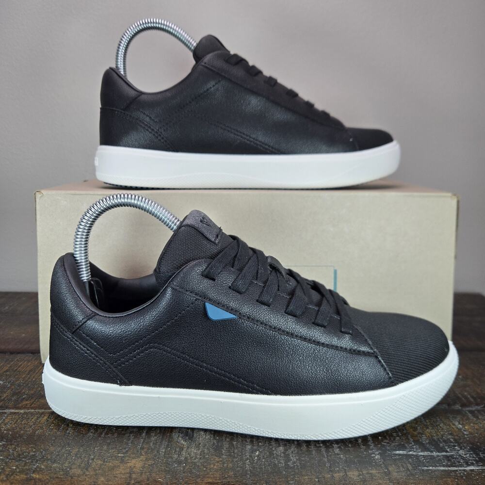 Vessi Soho Sneaker 2 Womens Size 7 Waterproof Shoes Casual Asphalt Black White